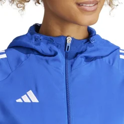 adidas Tiro 24 Windbreaker Dames Blauw Wit