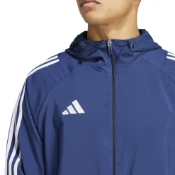 adidas Tiro 24 Windbreaker Donkerblauw Wit