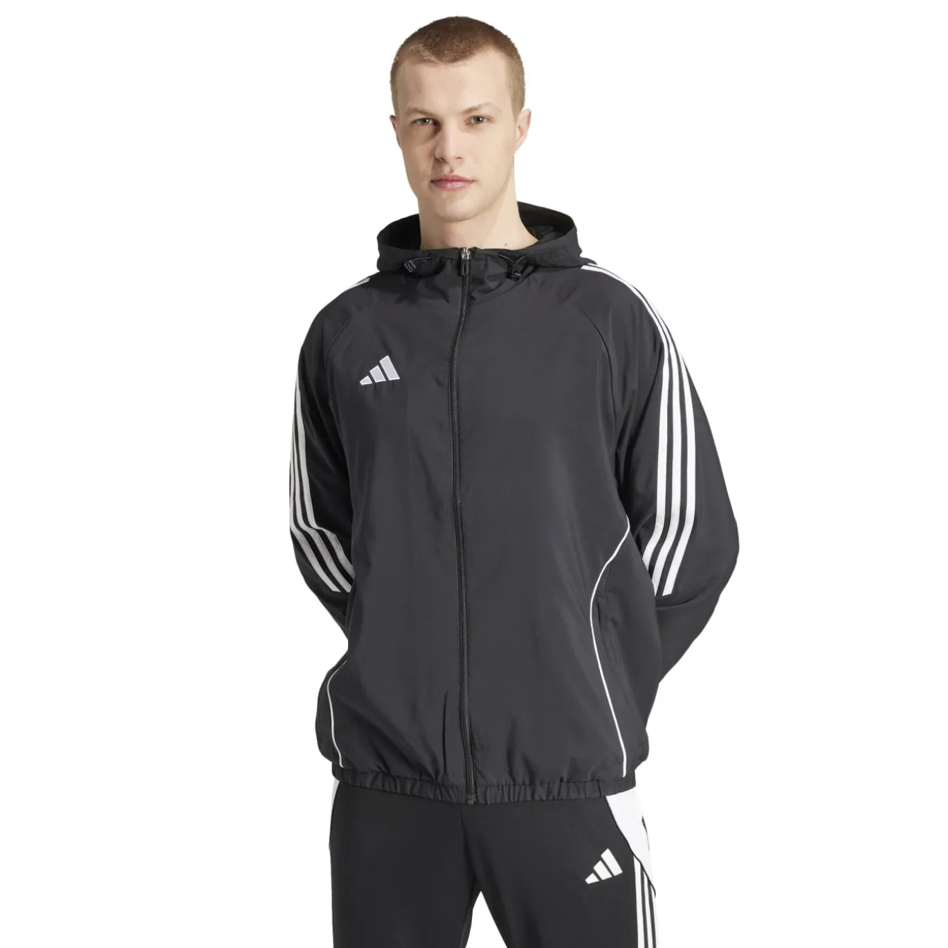adidas Tiro 24 Windbreaker Zwart Wit