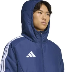 adidas Tiro 26 Winterjas Donkerblauw Wit