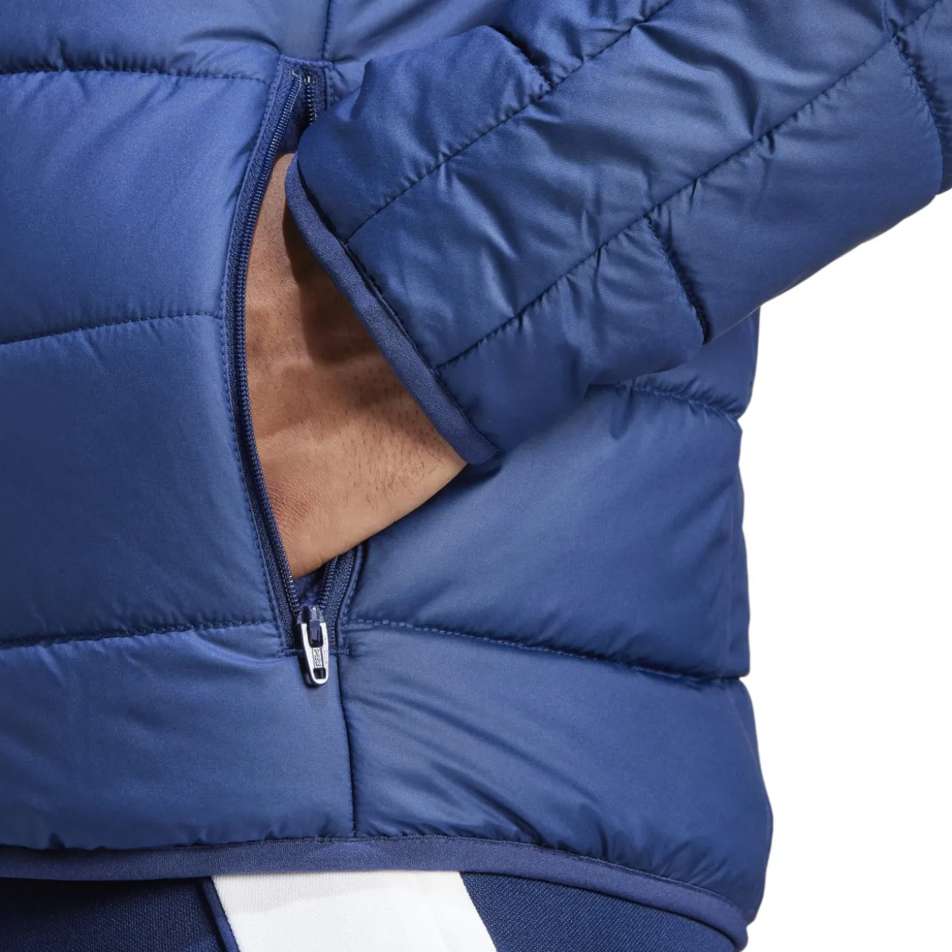 adidas Tiro 24 Winterjas Donkerblauw Wit