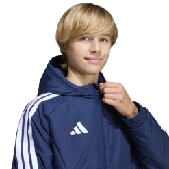 adidas Tiro 26 Winterjas Kids Donkerblauw Wit