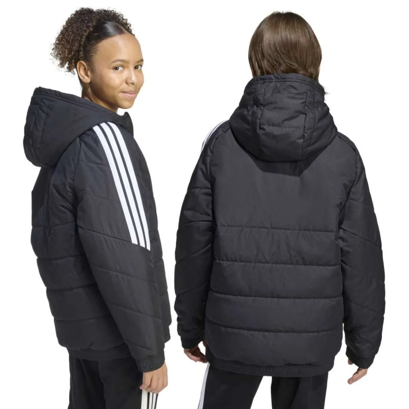adidas Tiro 26 Winterjas Kids Zwart Wit