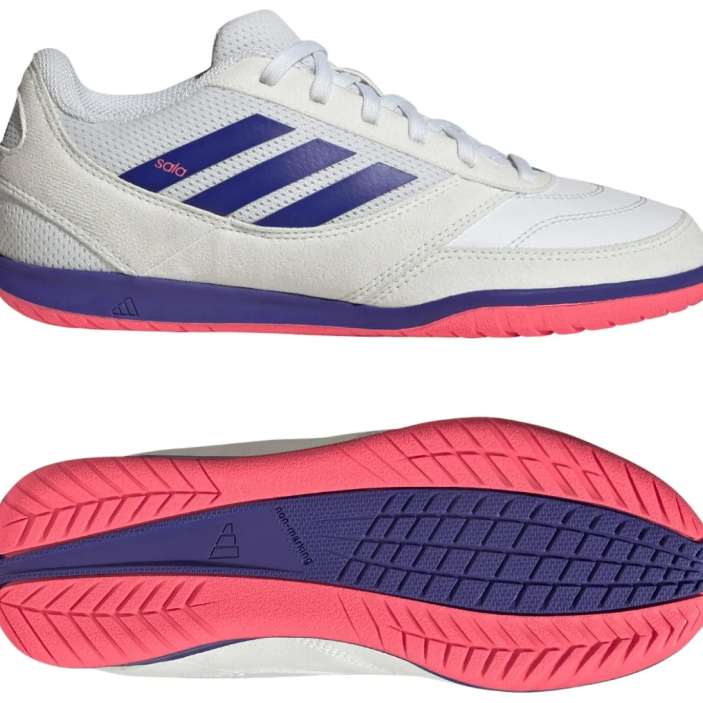 adidas Top Sala Competition II Zaalvoetbalschoenen (IN) Kids Wit Paars Roze