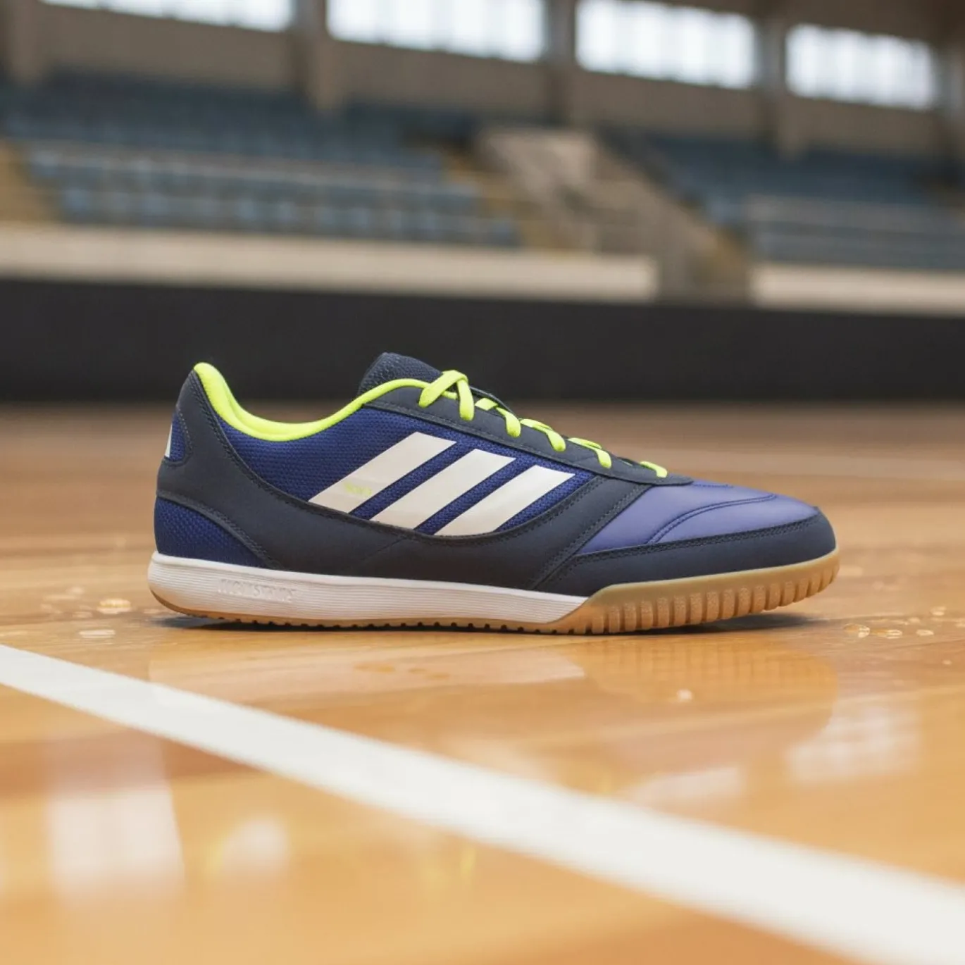 adidas Top Sala Competition II Zaalvoetbalschoenen (IN) Blauw Donkerblauw Wit Neongeel