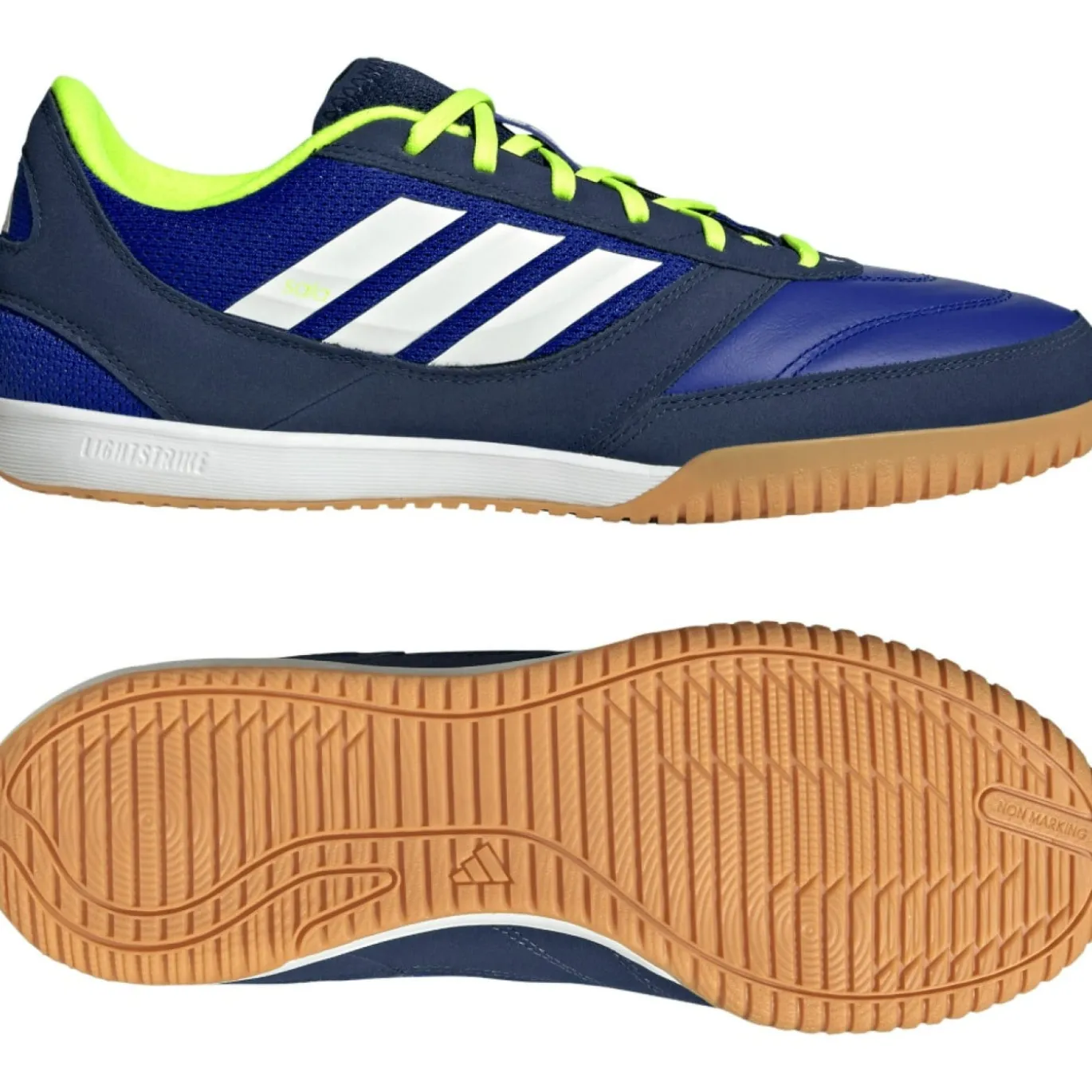 adidas Top Sala Competition II Zaalvoetbalschoenen (IN) Blauw Donkerblauw Wit Neongeel