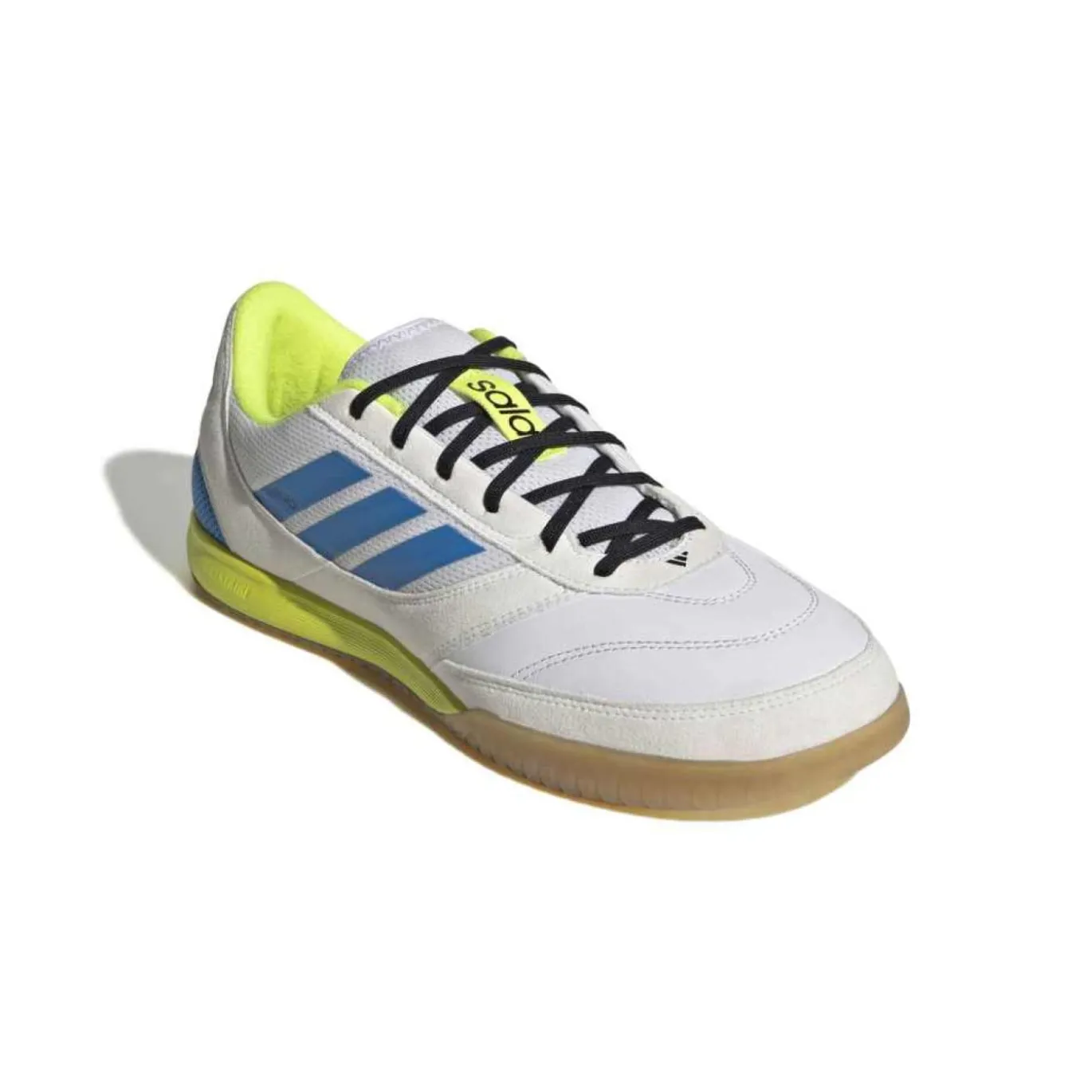 adidas Top Sala Competition II Zaalvoetbalschoenen (IN) Wit Blauw Neongeel Zwart