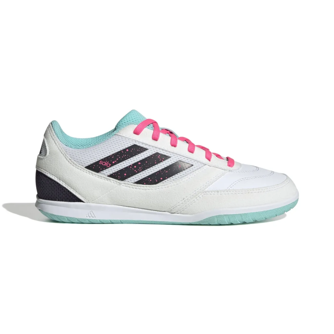 adidas Top Sala Competition II Zaalvoetbalschoenen (IN) Kids Wit Zwart Turquoise Roze