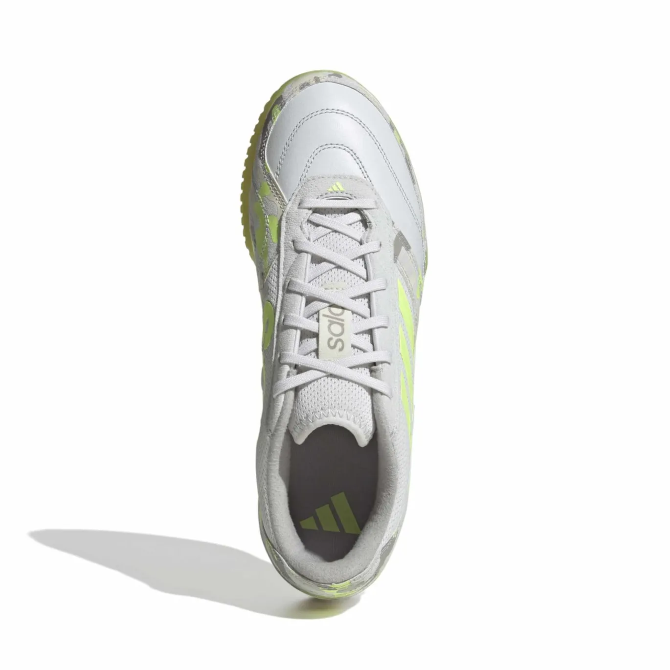 adidas Top Sala Competition II Zaalvoetbalschoenen (IN) Lichtgrijs Lichtgroen Lime