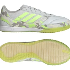 adidas Top Sala Competition II Zaalvoetbalschoenen (IN) Lichtgrijs Lichtgroen Lime