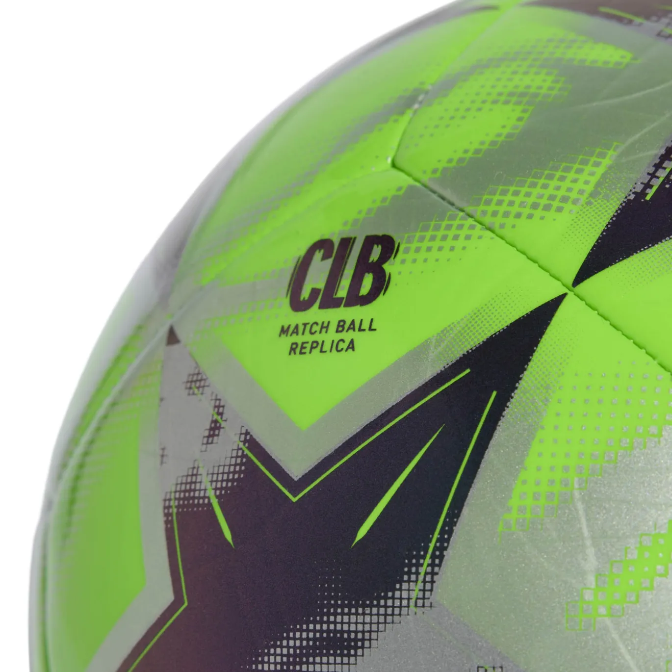 adidas UEFA Champions League Club Voetbal Maat 5 2026-2027 Zilvergrijs Zwart Felgroen