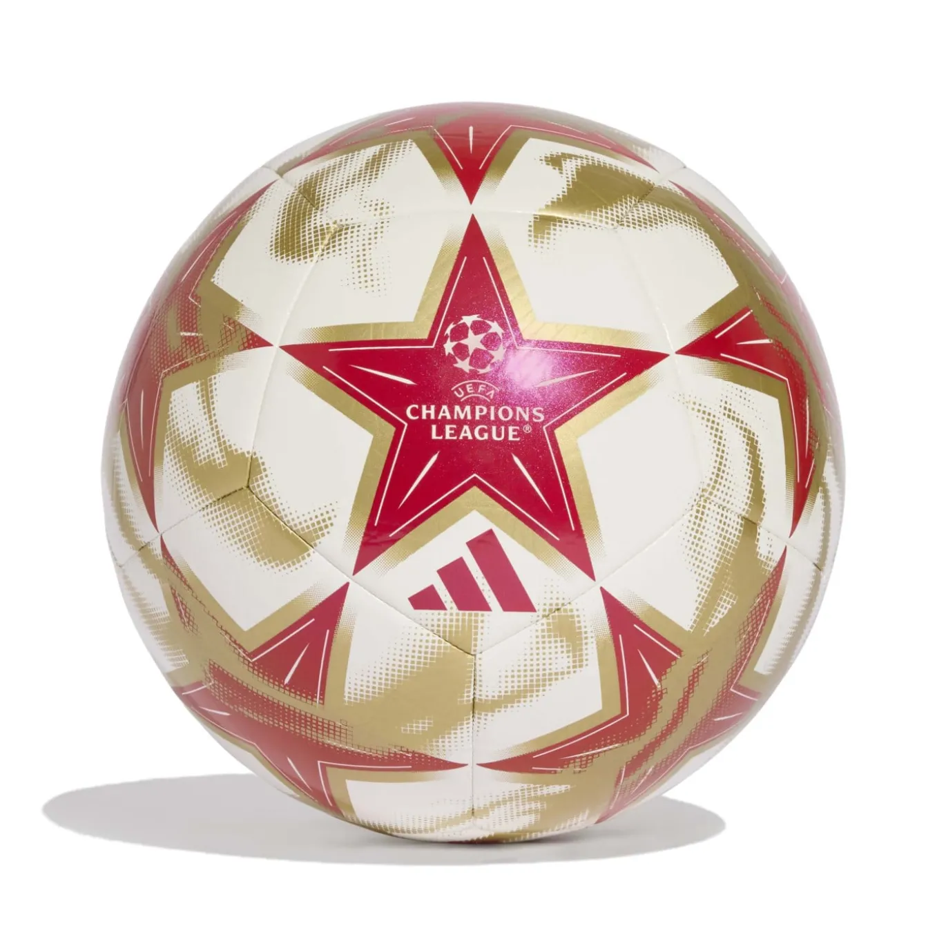 adidas UEFA Champions League Club Voetbal Maat 5 2026-2027 Wit Rood Goud