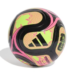 adidas WK 2026 Trionda Club Voetbal Maat 5 Zwart Geel Roze