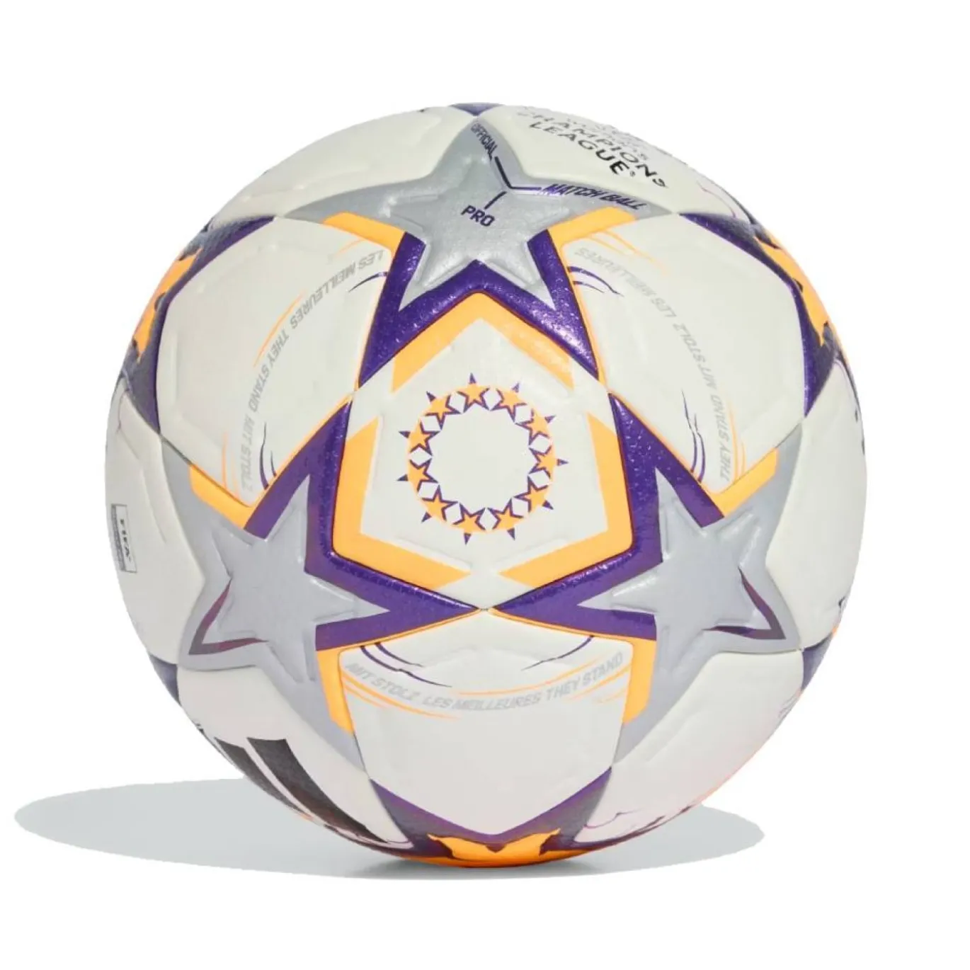 adidas Women's UEFA Champions League Pro Voetbal Maat 5 2026-2027 Wit Zwart Multicolor