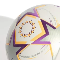 adidas Women's UEFA Champions League League Voetbal Maat 5 2026-2027 Wit Zwart Paars Oranje