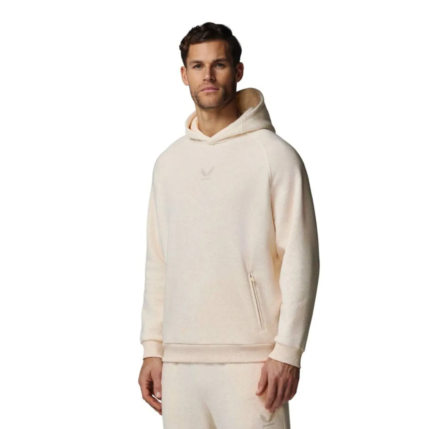 Castore Adapt Fleece Hoodie Lichtbeige