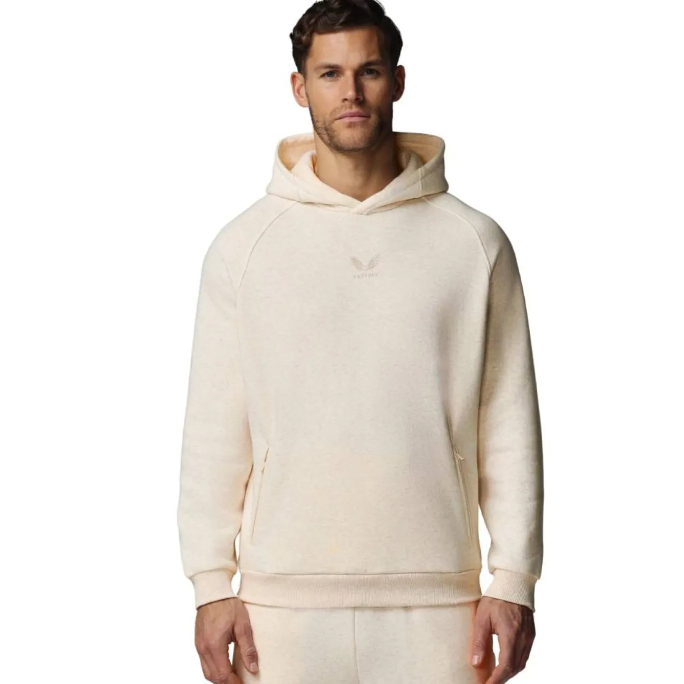 Castore Adapt Fleece Hoodie Lichtbeige