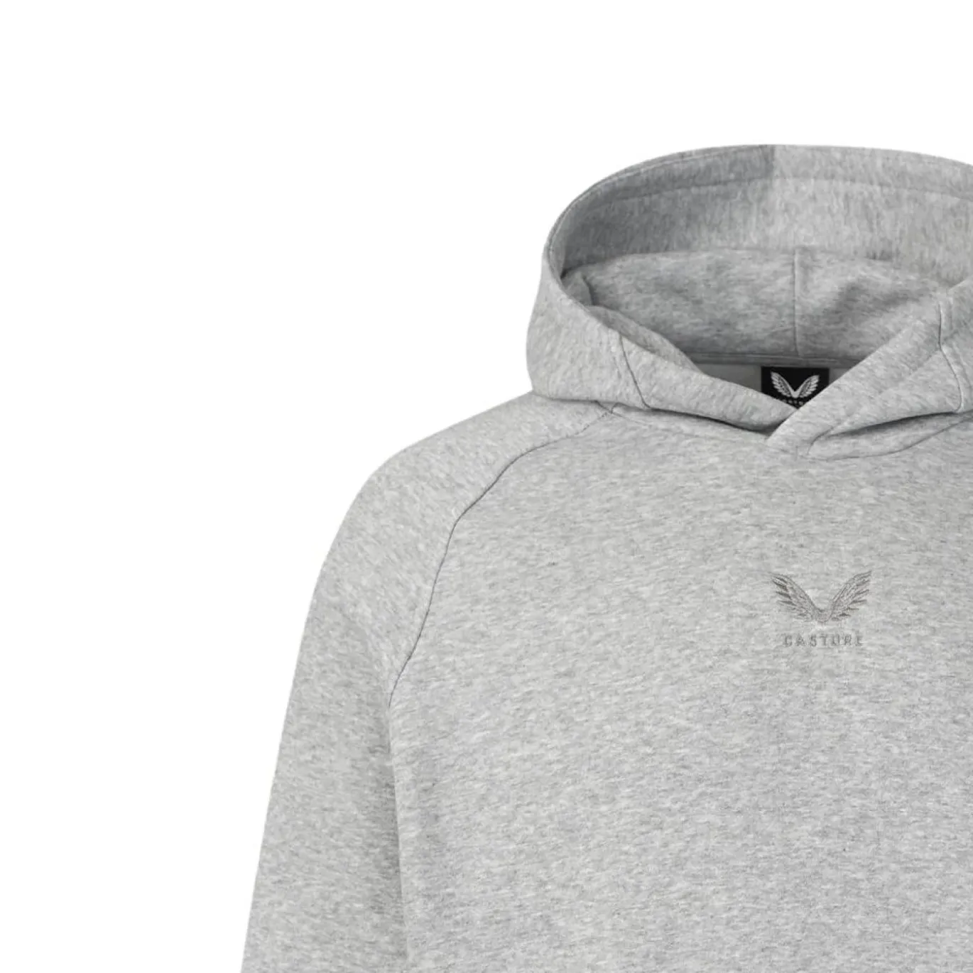 Castore Adapt Fleece Hoodie Lichtgrijs Grijs