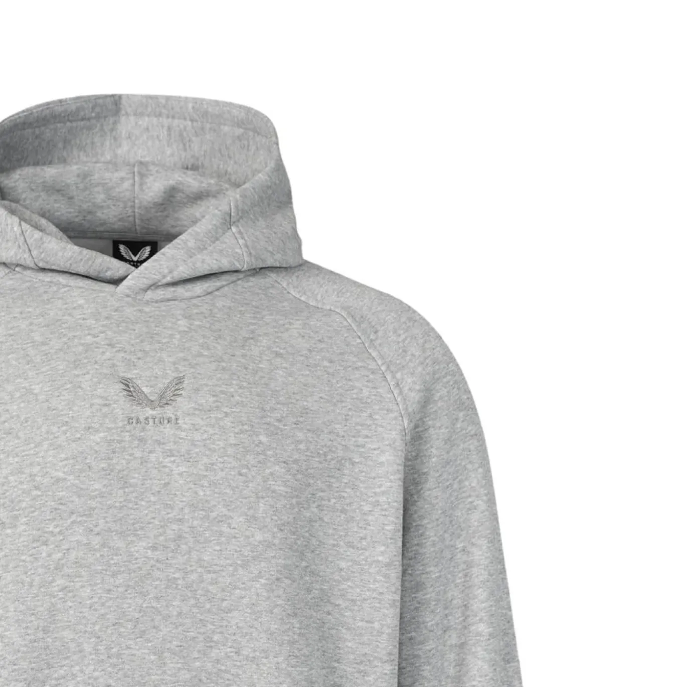 Castore Adapt Fleece Hoodie Lichtgrijs Grijs