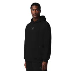Castore Adapt Fleece Hoodie Zwart Donkergrijs