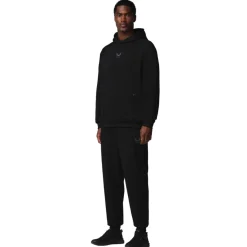 Castore Adapt Fleece Joggingpak Hooded Zwart Donkergrijs