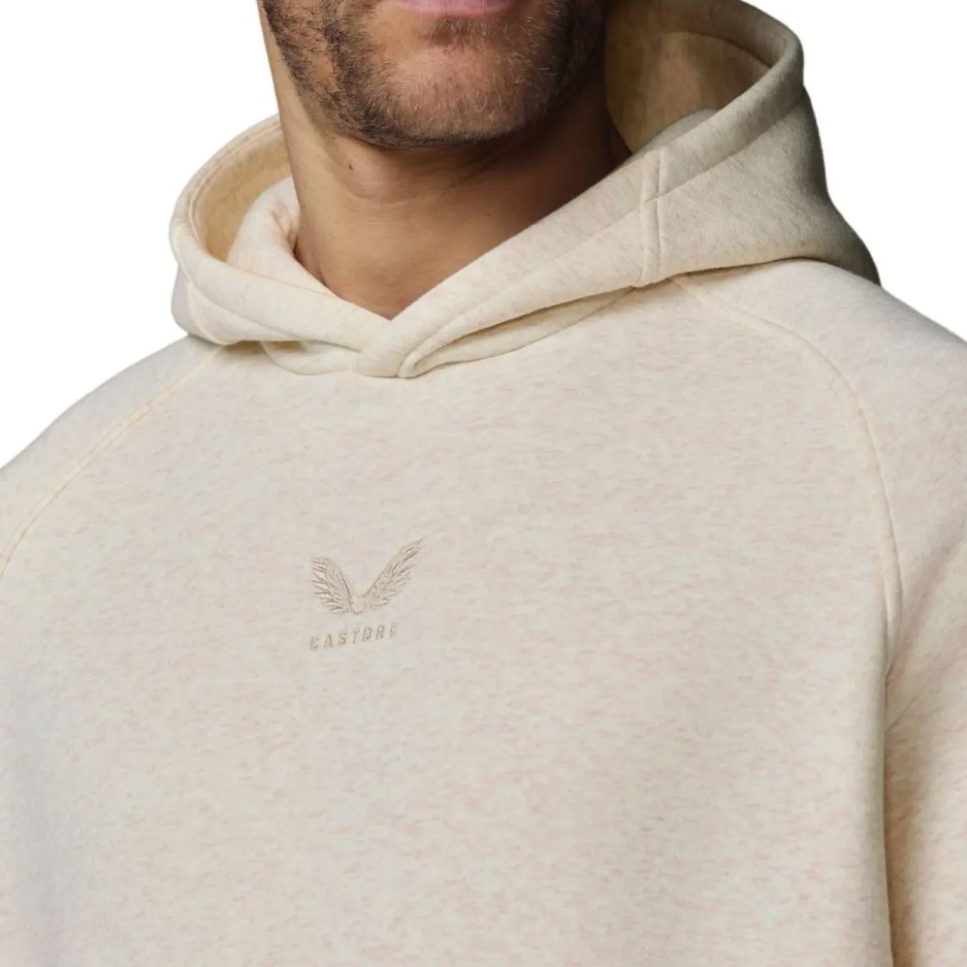 Castore Adapt Fleece Joggingpak Hooded Lichtbeige