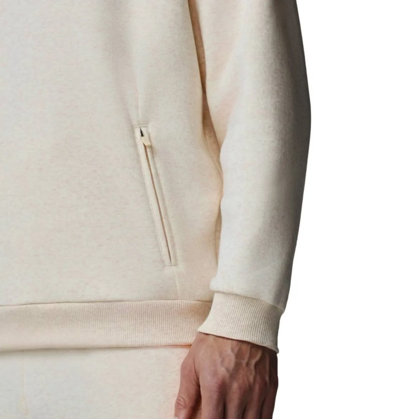 Castore Adapt Fleece Joggingpak Hooded Lichtbeige