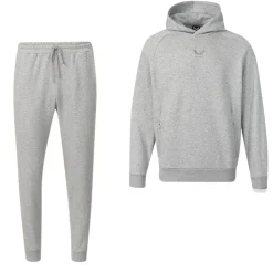 Castore Adapt Fleece Trainingspak Hooded Lichtgrijs Donkergrijs