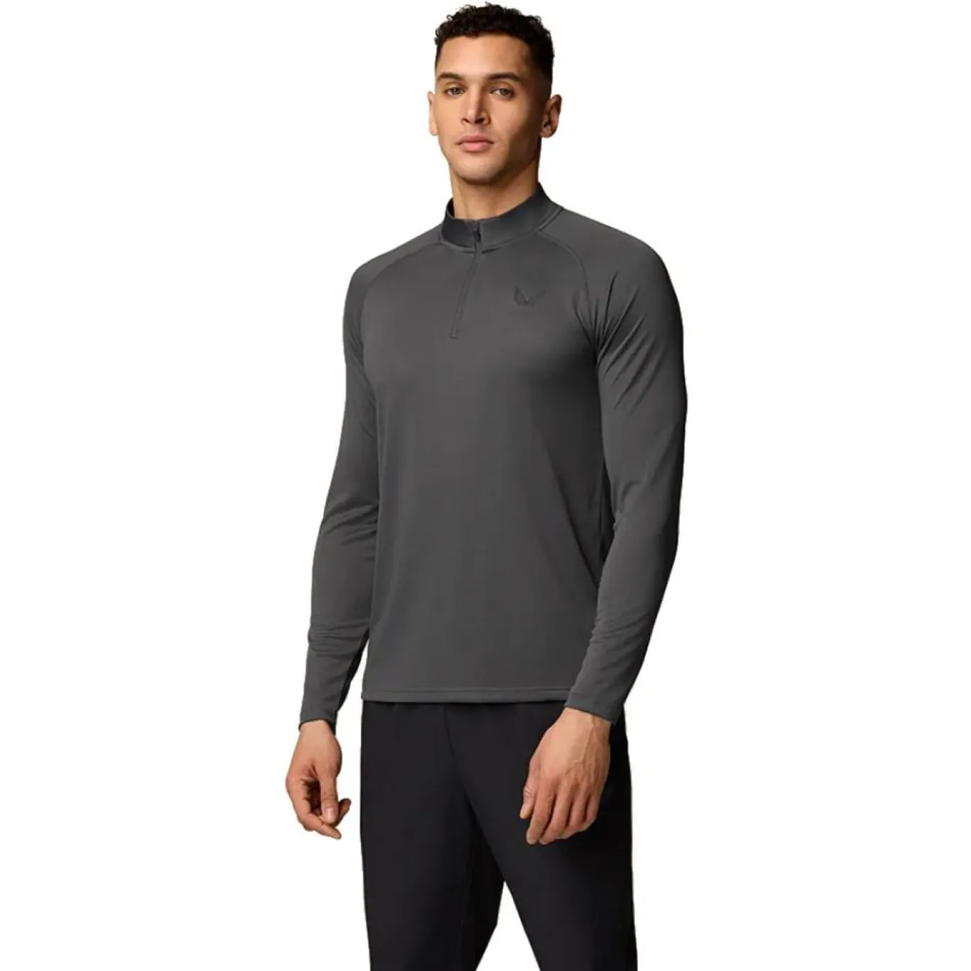 Castore Adapt Tech Trainingspak 1/4-Zip Donkergrijs Zwart
