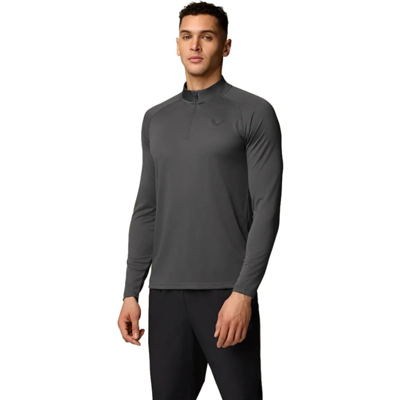 Castore Adapt Trainingstrui 1/4-Zip Donkergrijs Zwart