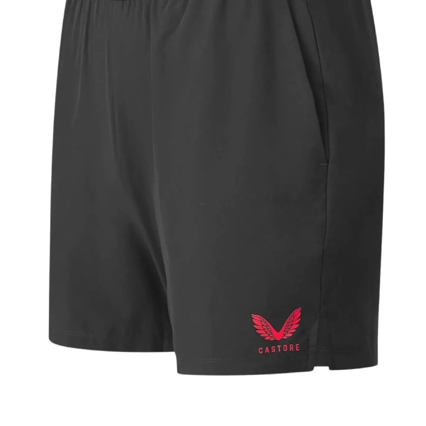 Castore Adapt Woven Trainingsbroekje Donkergrijs Felroze