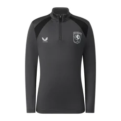Castore FC Twente Trainingspak 1/4-Zip 2026-2027 Kids Donkergrijs Zwart