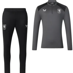 Castore FC Twente Trainingspak 1/4-Zip 2026-2027 Donkergrijs Zwart