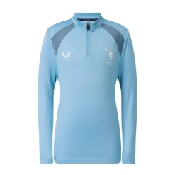 Castore FC Twente Trainingspak 1/4-Zip 2026-2027 Kids Lichtblauw Donkerblauw Donkergrijs