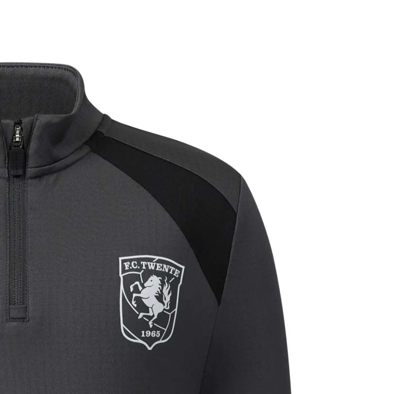 Castore FC Twente Trainingstrui 1/4-Zip 2026-2027 Kids Donkergrijs Zwart