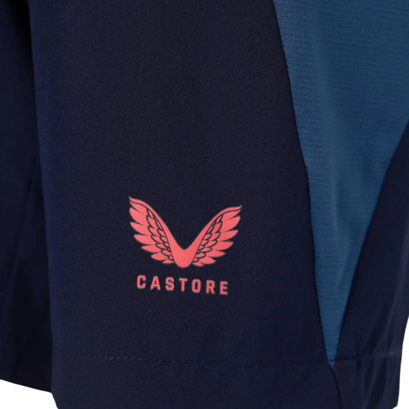 Castore FC Utrecht Trainingsset 2026-2027 Kids Lichtrood Donkerblauw Blauw
