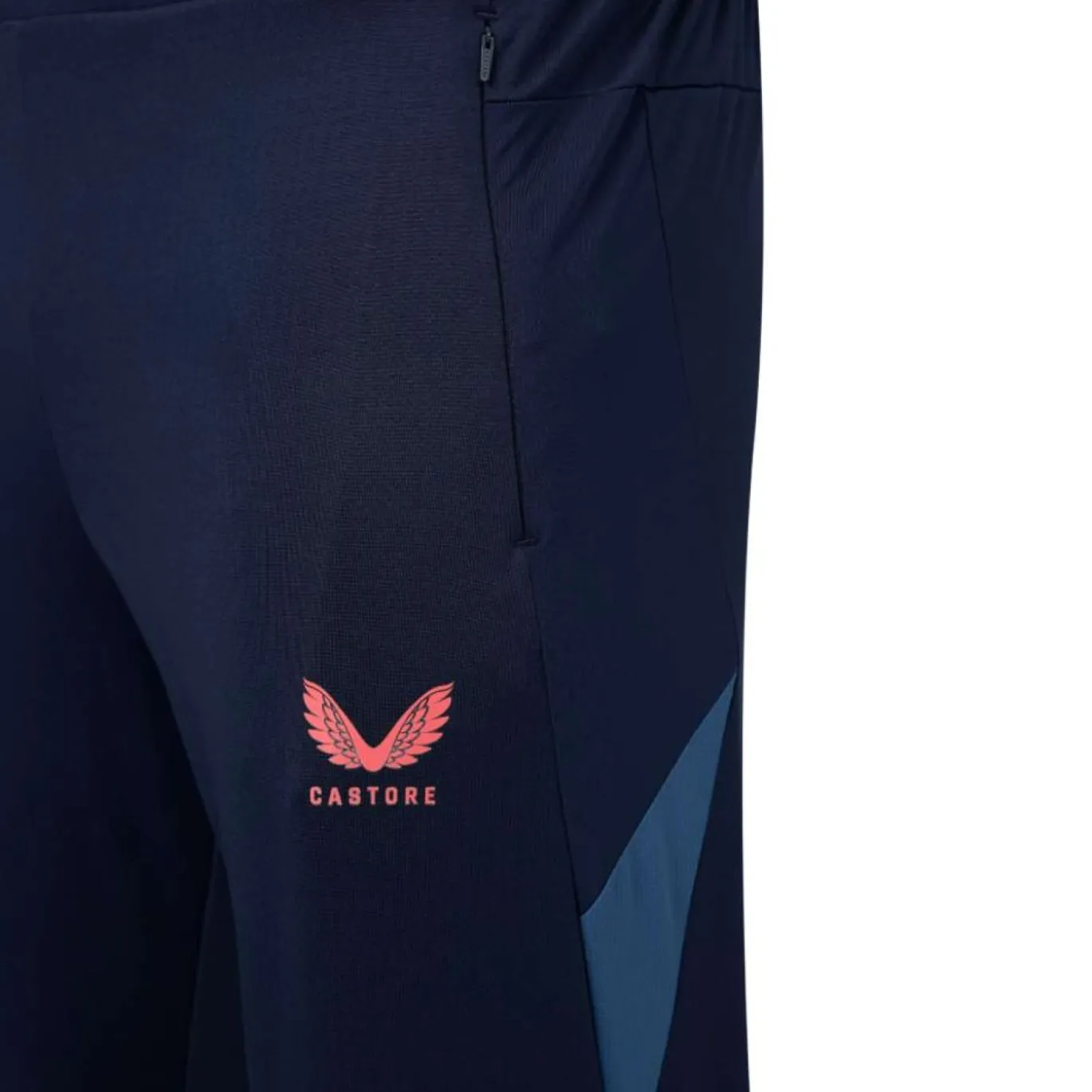 Castore FC Utrecht Trainingspak 1/4-Zip 2026-2027 Lichtrood Donkerblauw