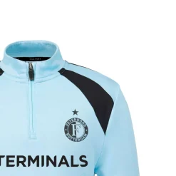 Castore Feyenoord Trainingstrui 1/4-Zip 2026-2027 Kids Lichtblauw Zwart