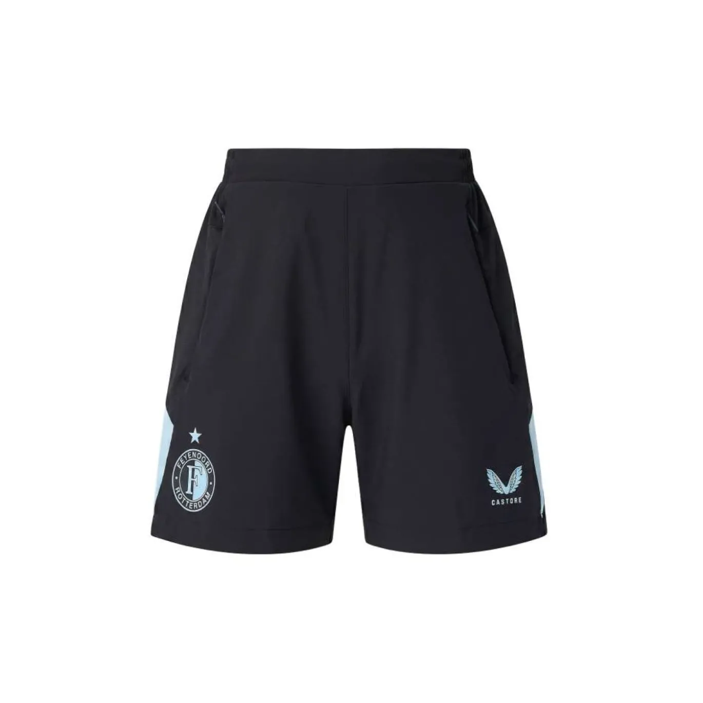 Castore Feyenoord Trainingsset 2026-2027 Kids Zwart Lichtblauw