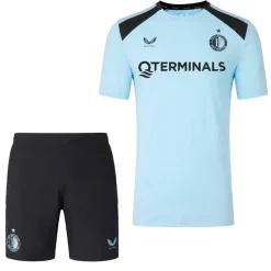 Castore Feyenoord Trainingsset 2026-2027 Kids Lichtblauw Zwart