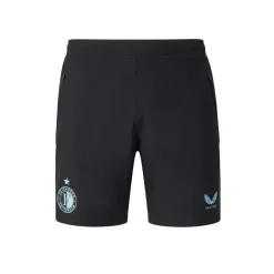 Castore Feyenoord Trainingsbroekje 2026-2027 Zwart Lichtblauw