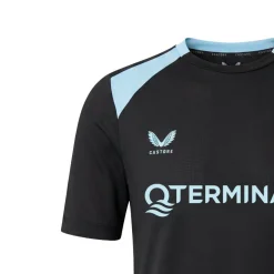 Castore Feyenoord Trainingsshirt 2026-2027 Kids Zwart Lichtblauw