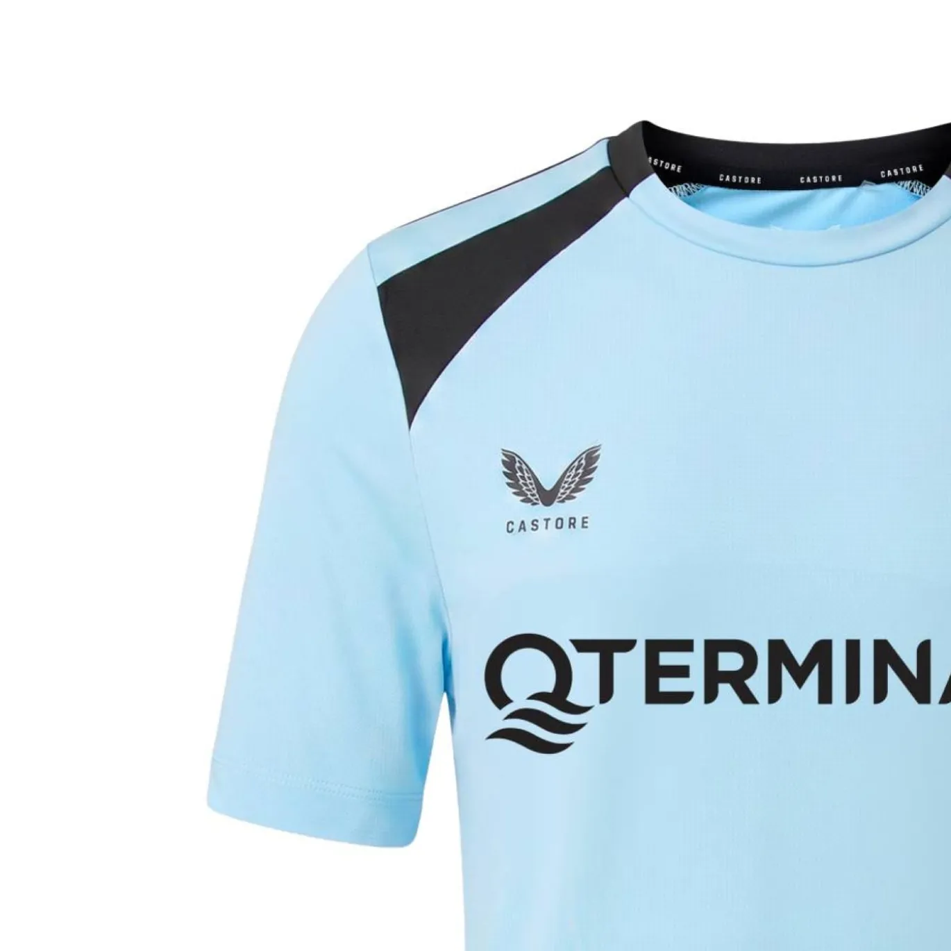 Castore Feyenoord Trainingsshirt 2026-2027 Kids Lichtblauw Zwart