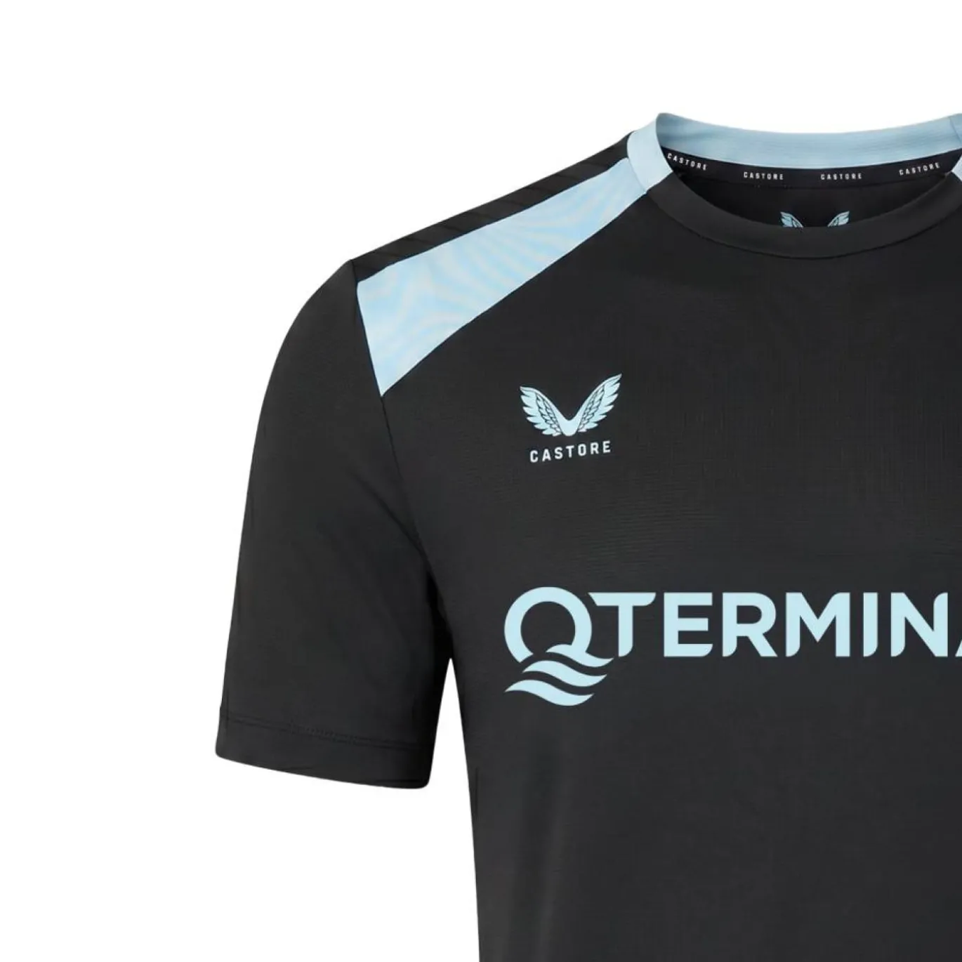 Castore Feyenoord Trainingsshirt 2026-2027 Zwart Lichtblauw