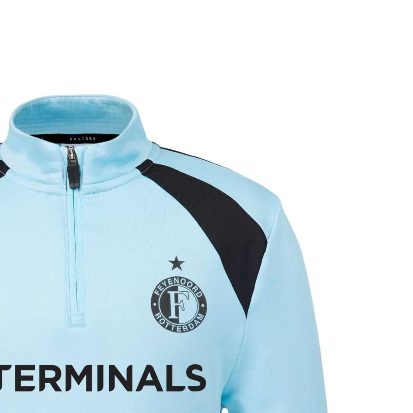 Castore Feyenoord Trainingspak 1/4-Zip 2026-2027 Lichtblauw Zwart