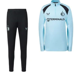 Castore Feyenoord Trainingspak 1/4-Zip 2026-2027 Lichtblauw Zwart