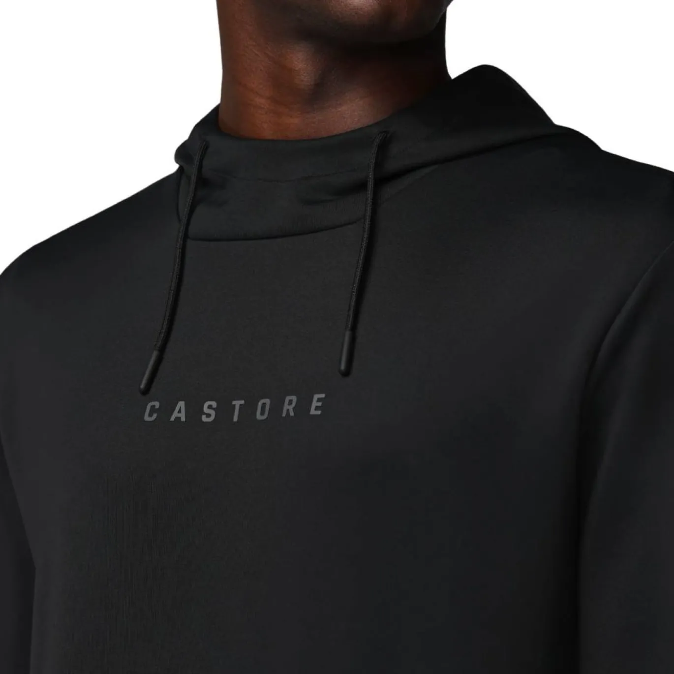 Castore Flex Lifestyle Hoodie Zwart Donkergrijs