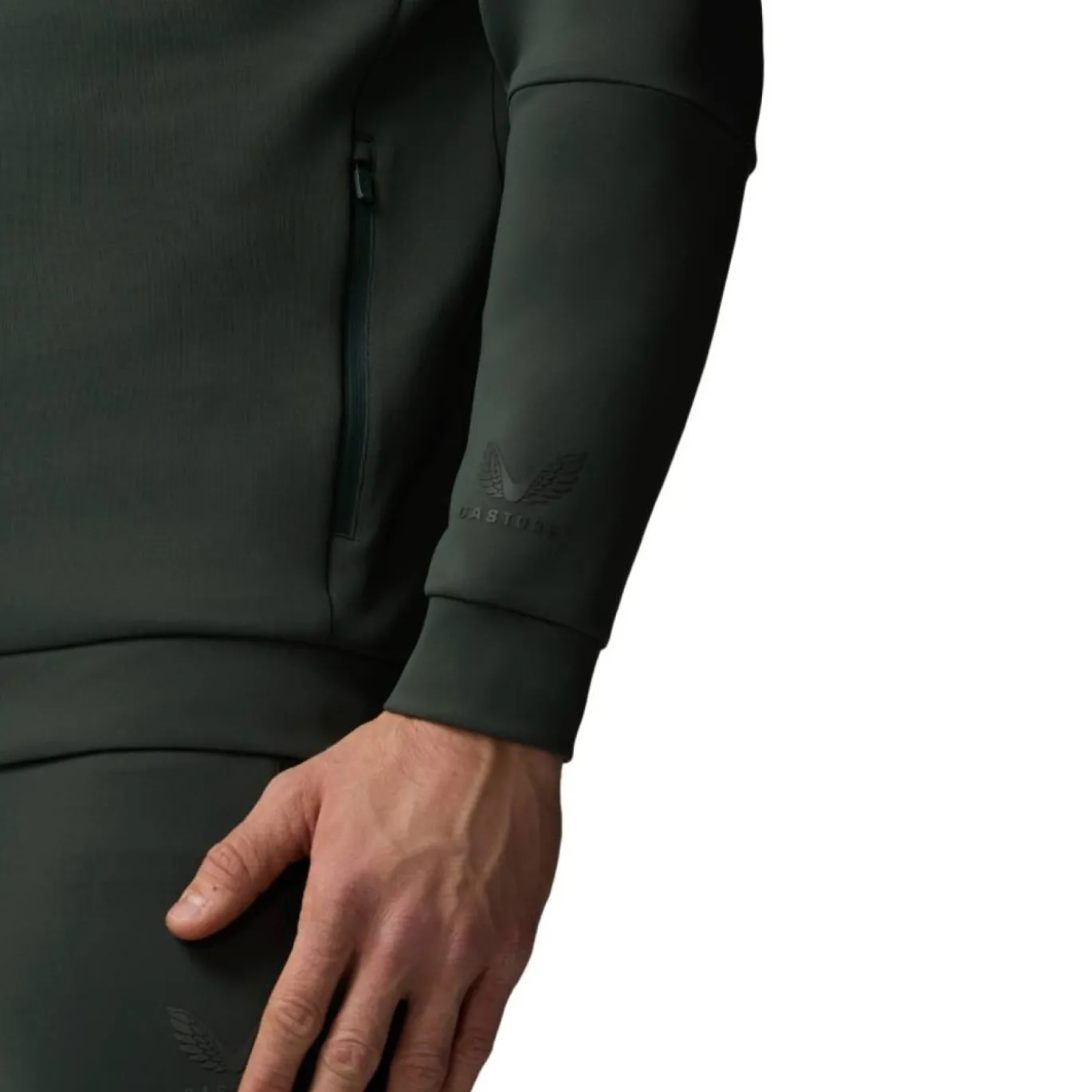 Castore Flex Lifestyle Hoodie Donkergroen