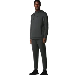 Castore Flex Lifestyle Joggingpak Hooded Donkergrijs Zwart
