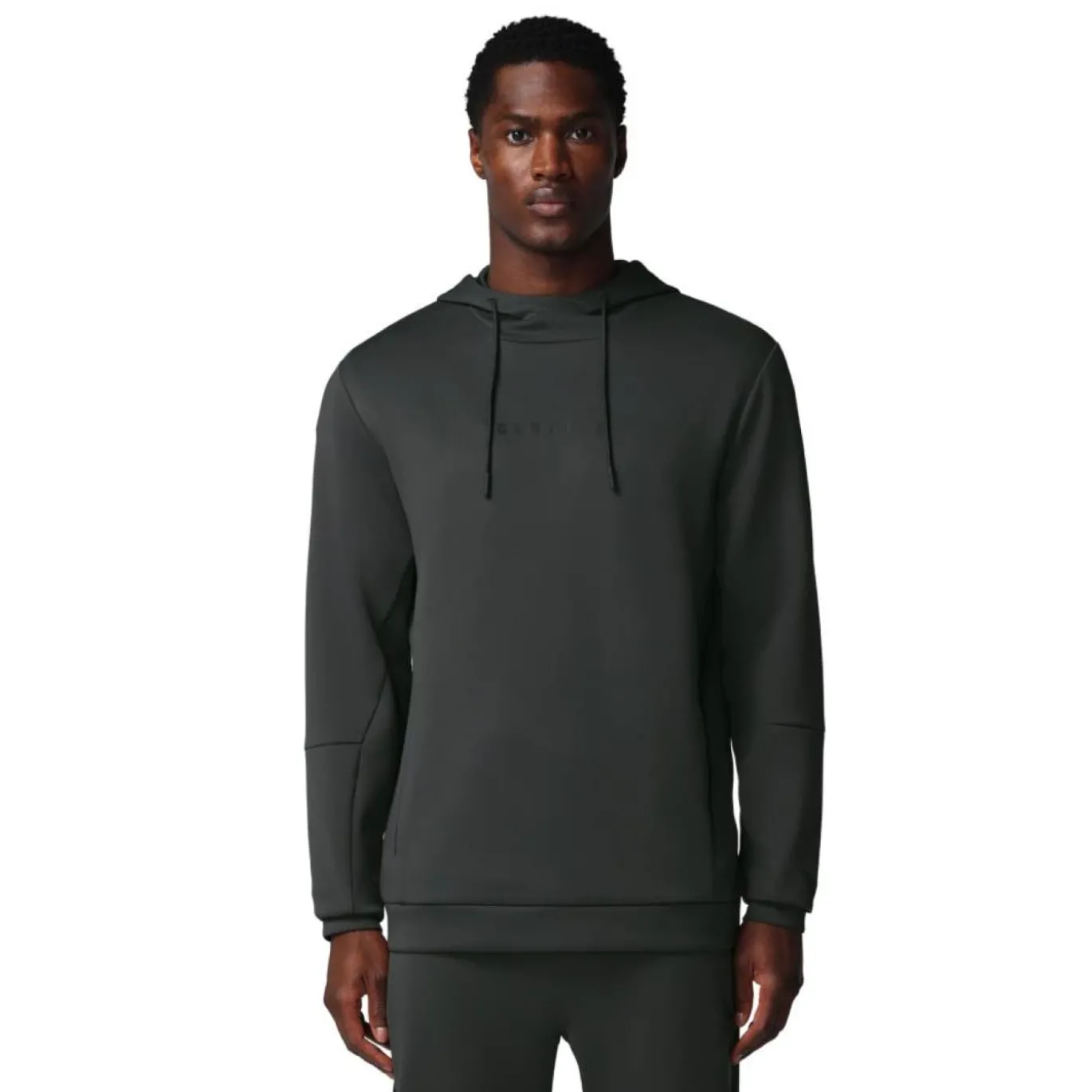 Castore Flex Lifestyle Joggingpak Hooded Donkergrijs Zwart
